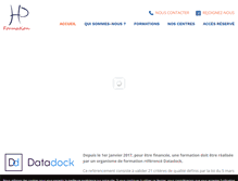 Tablet Screenshot of hp-formation.fr